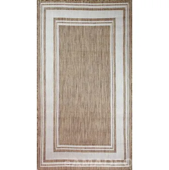 Koberec Spoltex Venkovní kusový koberec Country Dark Brown 11515 A1 - hnědý - 80x150