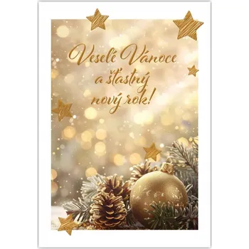 Obraz Vánoční přání 5,2 x 5,3 cm