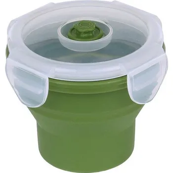 Hrnek skládací s víčkem ZELENÝ (Hrnek skládací s víčkem ZELENÝ)