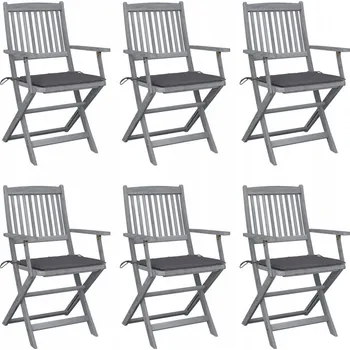 Zahradní židle VidaXL dřevěná hnědá