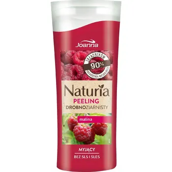 Tělový peeling Joanna Naturia Tělový peeling s jemnými zrníčky Malina 100g