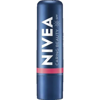 Rtěnka Nivea Pečující Tónovací Balzám na Rty a Tváře SPF30 Rose