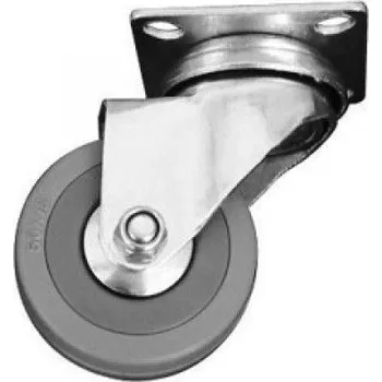 Nábytkové kování Kolečko průměr 50 mm otočné s gumou