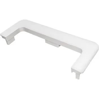 Nábytkové kování Koncovka k profilu C bílá plast
