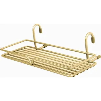 Nábytkové kování Police malá jednořadá - Zlatá metalíza