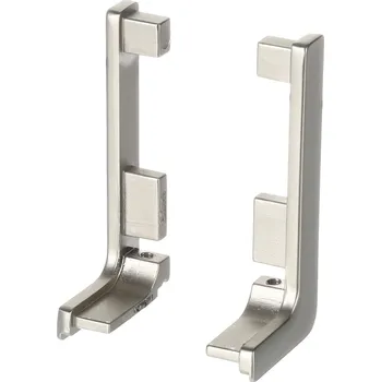 Nábytkové kování Koncovka k profilu J nerez