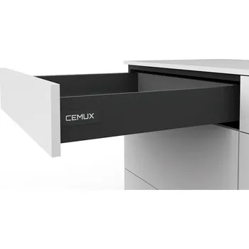 Nábytkové kování Cemux A Box zásuvka antracit H84 - 550 mm