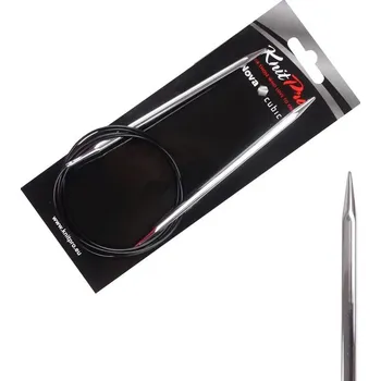Nástroj na niť a příze Hranaté kruhové jehlice KnitPro Nova Cubics 120 cm 5 mm