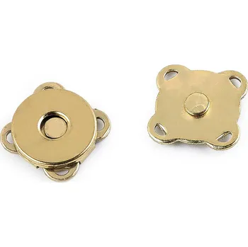 Magnetické zapínání k přišití Ø10 mm, malé, 4 zlatá