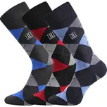 Lonka Dikarus Pánské trendy ponožky - 3 páry BM000000727600100332 kostky 39-42 (26-28)