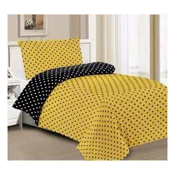 Povlečení Aaram Bavlněné povlečení Antek šedé 140x200 70x90