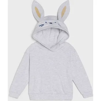 Chlapecké oblečení Sinsay - Mikina s kapucí - šedá - 144DG-09M - 144DG-09M-98