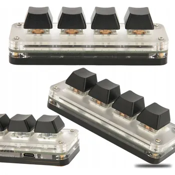 Klávesnice 4 TLAČÍTKOVÁ MINI PROGRAMOVATELNÁ KLÁVESNICE KEYPAD