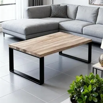 Stolová podnož Konferenční stolek ELEGANT COFFEE černá