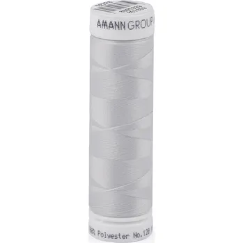 Nit Polyesterové elastické nitě návin 100 m Aspotex 120 Amann, střední, 0411 modrošedá sv.