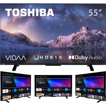 Televizor Smart TV LED 55" TOSHIBA 55UV2363DAN 4K UHD HDR VIDAA DVB-T2 HEVC