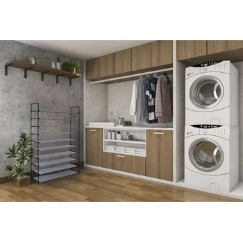 Botník Botník Gockowiak 100 x 175 x 28 cm odstíny šedé