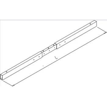 Nábytkové kování EDGE spojovací příčník teleskopický - 900 mm