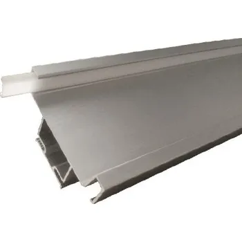 Nábytkové kování LED profil vertikální středový 2250 mm nerez broušený