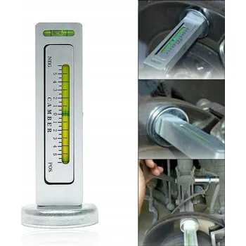 Vodováha Měřič úhlu sklonu kola Mondo ocelová vodováha pro geometrii kol