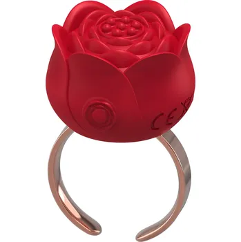 Vibrátor BASIC X vibrátor na prst - růže