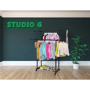 Věšák Stojací věšák kovový Gockowiak černý