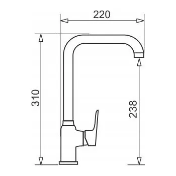 Vodovodní baterie Stojánková umyvadlová baterie Pyramis SILVIO béžová