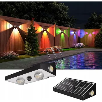 Venkovní osvětlení JACKYLED SOLÁRNÍ SVĚTLA VENKOVNÍ 4 KUSŮ RGB ZAHRADNÍ