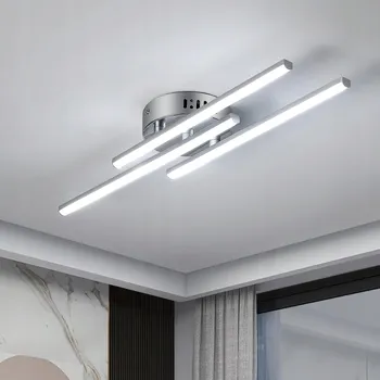 Stropní svítidlo Riserva šedá, moderní 3-bodová LED, 18 W, 1680 lm