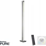Stojací lampa PAUL NEUHAUS PURE-LINES s integrovaným LED zdrojem 20 W šedá