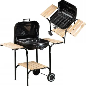 Zahradní gril Veľký záhradný gril s nastaviteľným roštom