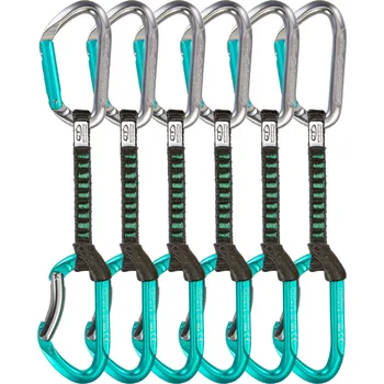 Jištění Climbing Technology Salto Set UL - 6 PACK Barva: Titanium/Acquamarine, Velikost: 12