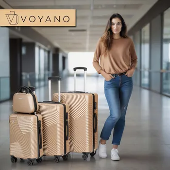 Voyano Sada pevných kufrů ABS 4904060404371 192 l