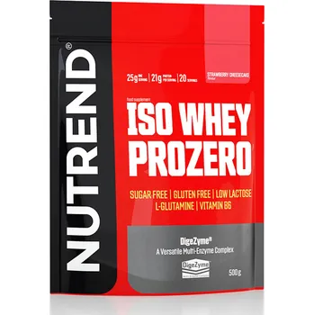 Protein Protein proteinový izolát - WPI Nutrend prášek 500 g příchuť jahoda