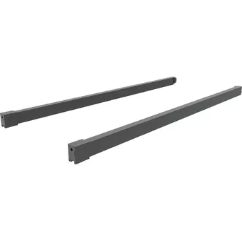 Nábytkové kování Cemux A Box zásuvka antracit podélný reling - 450 mm
