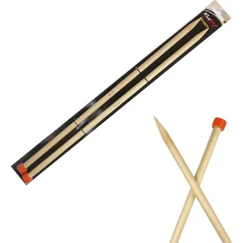 Nástroj na niť a příze Dřevěné jehlice Knitpro Basix Birch 40 cm 9 mm