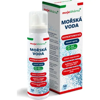 Nosní sprej Moje lékárna Mořská voda hypertonická nosní sprej 50 ml