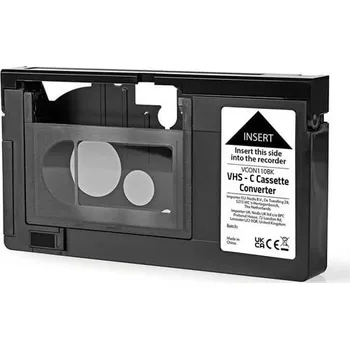 Příslušenství pro videokameru Nedis VCON110BK převodník VHS-C/VHS