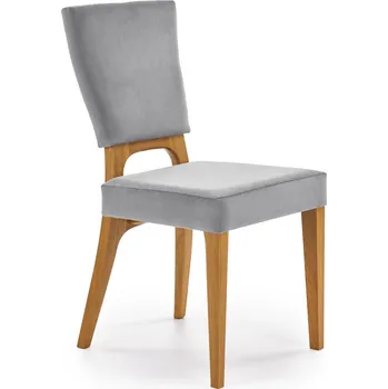 Halmar Wenanty jídelní židle, dub medový/šedá