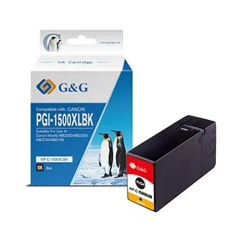 G&G kompatibilní ink s PGI 1500XL, NP-C-1500XLBK C, black NP-C-1500XLBK/C