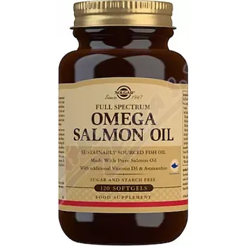 Lék Solgar Full Spectrum Omega Salmon Oil cps.120