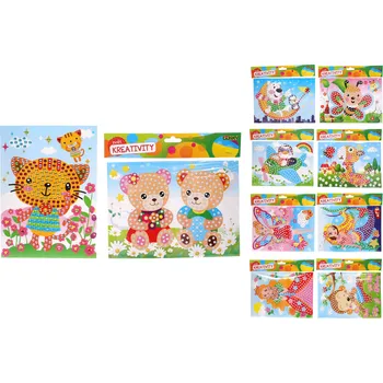 MFP 8882329 Kreativní set vánoční přání s kamínky + obálka140x230mm