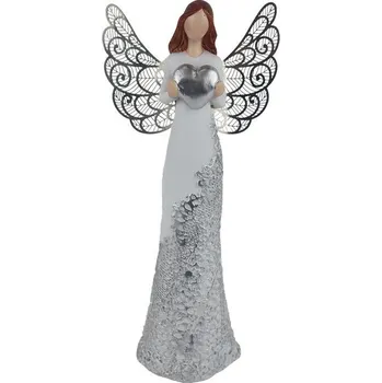 Vánoční dekorace Dekorace anděl se srdcem X8179/2