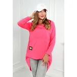 Fashionweek Oversized bavlněná mikina s kapuci K9116