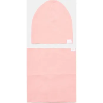 Pokrývka hlavy Sinsay - Sada: Čepice s komínem - růžová - 218HH-02X - 218HH-02X-M