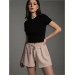 Sinsay - Teplákové kraťasy s volnými nohavicemi soft touch - béžová - 7755X-08X - 7755X-08X-M