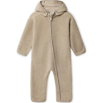 Kojenecký overall 720511 - Tchibo - Plyšový overal pro miminka - pro miminko - vel. 74/80 - barva: béžová