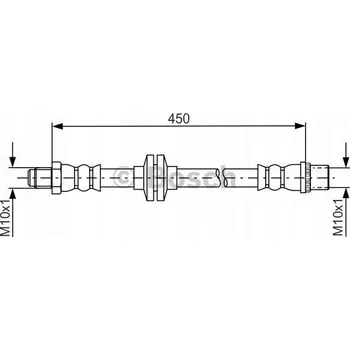 Brzdová hadice Brzdová hadice Bosch 1 987 481 683