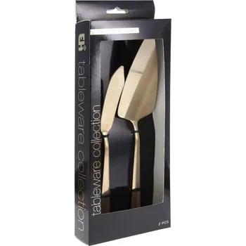 Příbor Set k servírování dortů Gold 2ks