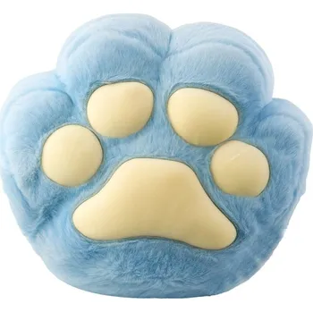 Hračka Plyšový Polštář Mazlíček S Kapsou Na Ruce Ohřívač Modrý 40cm